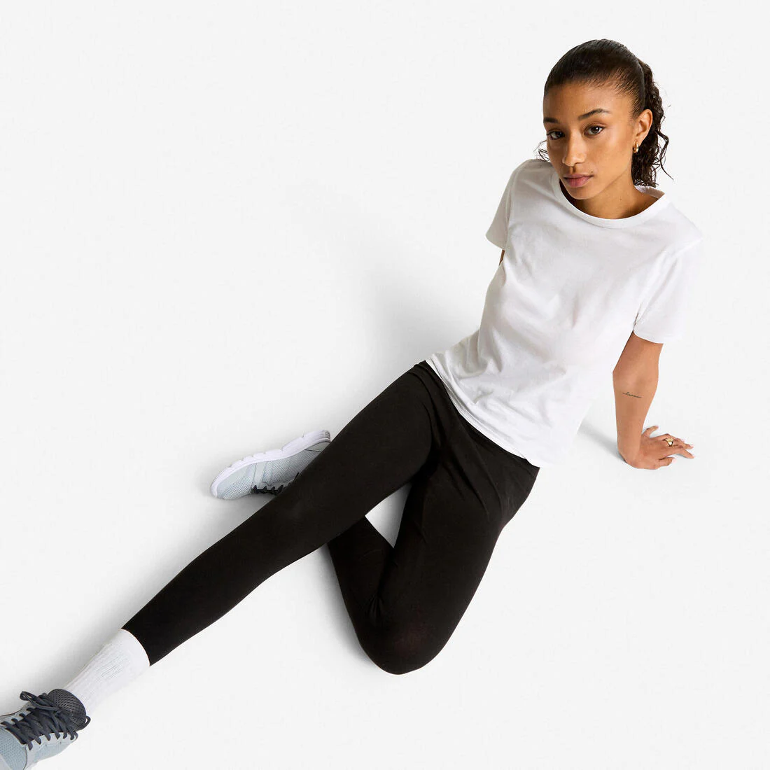 Legging de sport classique en coton et extensible femme - Image 11