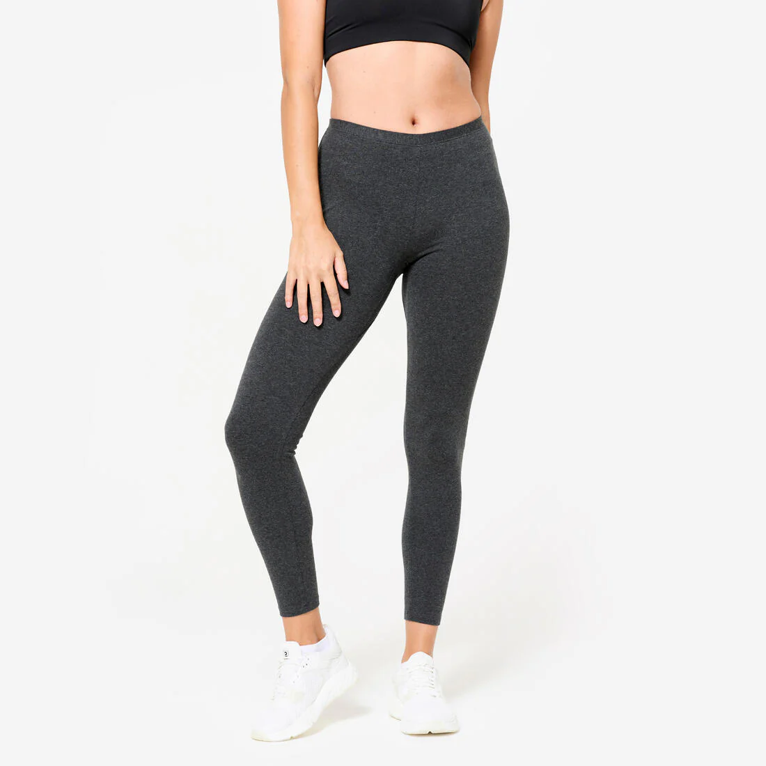 Legging de sport classique en coton et extensible femme - Image 2