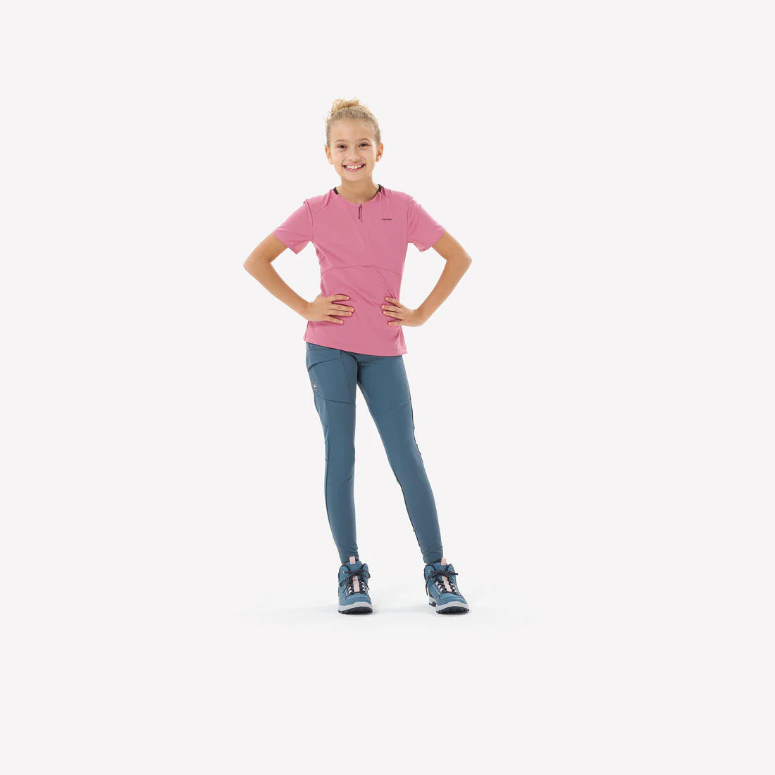 Legging de randonnée enfant, MH500 7-15 ans bleu - Image 2