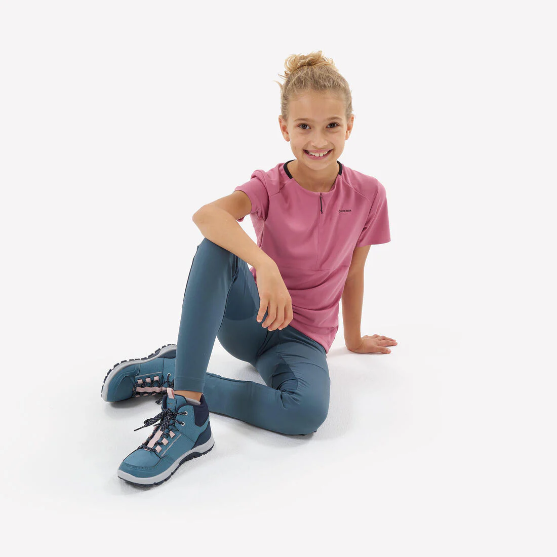 Legging de randonnée enfant, MH500 7-15 ans bleu - Image 8