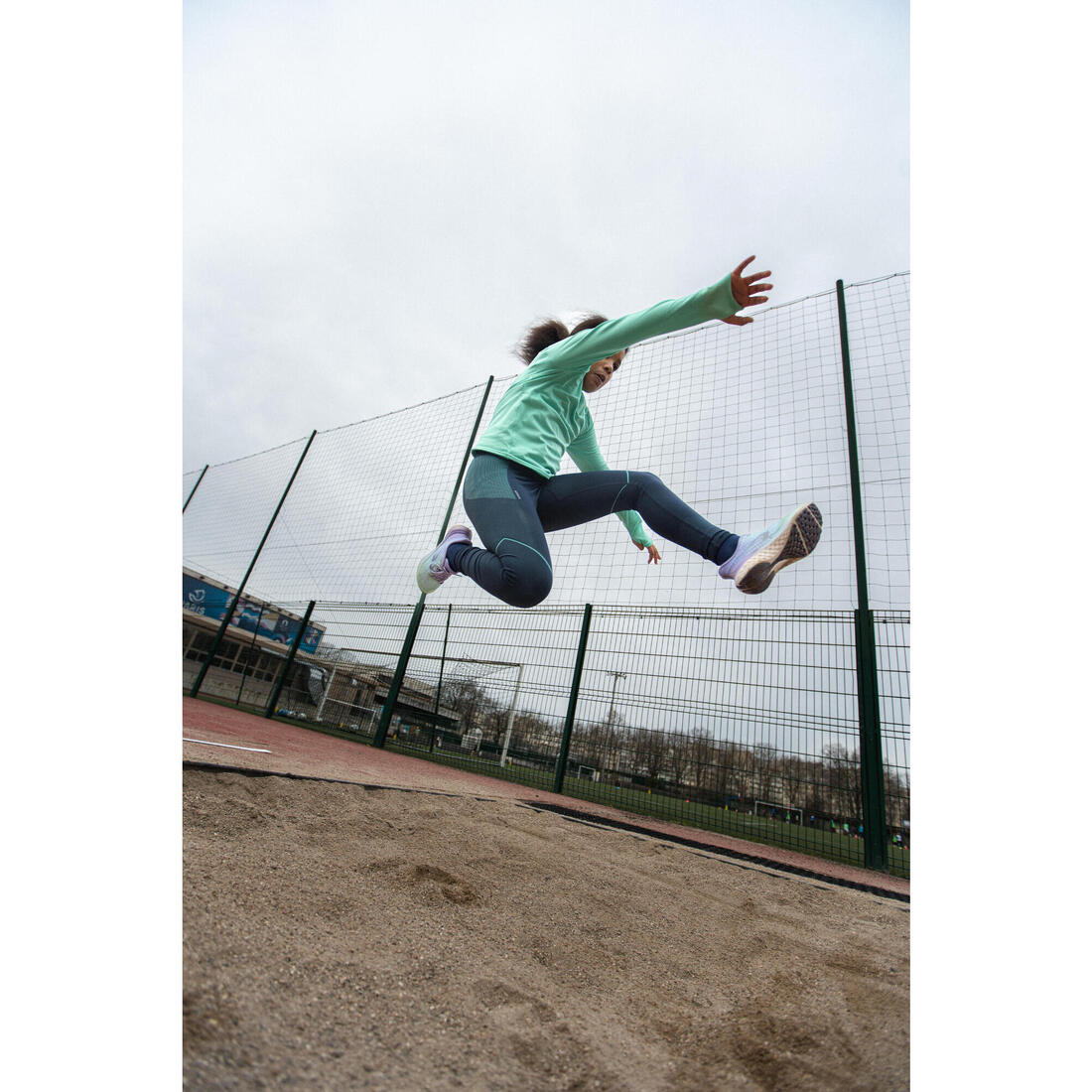 Legging de running Enfant sans couture - KIPRUN CARE 500 Marine - Image 10