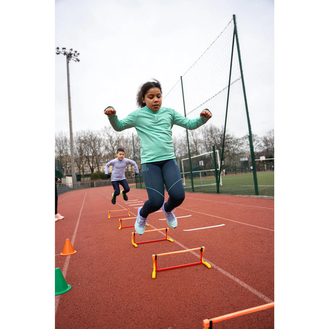 Legging de running Enfant sans couture - KIPRUN CARE 500 Marine - Image 12