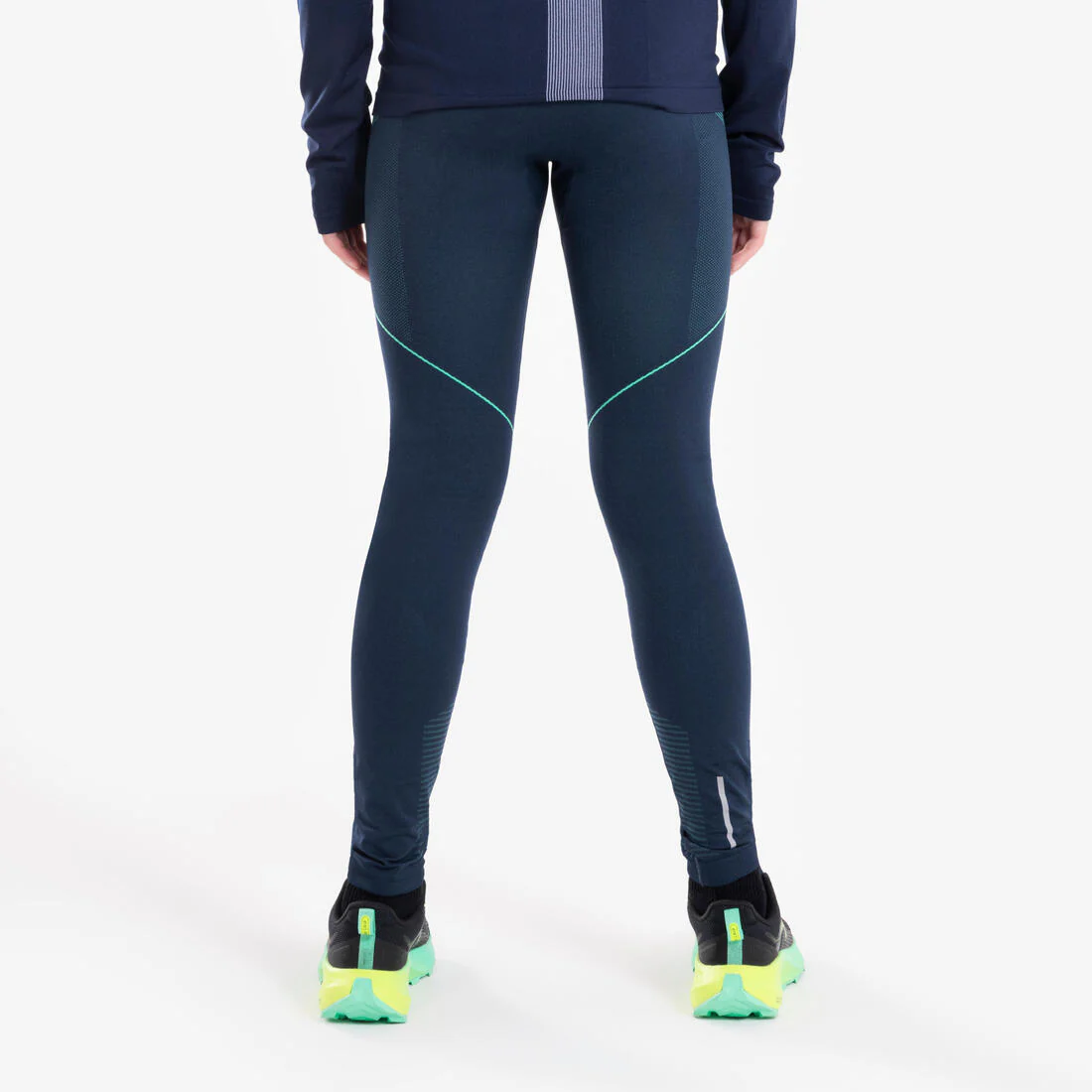 Legging de running Enfant sans couture - KIPRUN CARE 500 Marine - Image 2