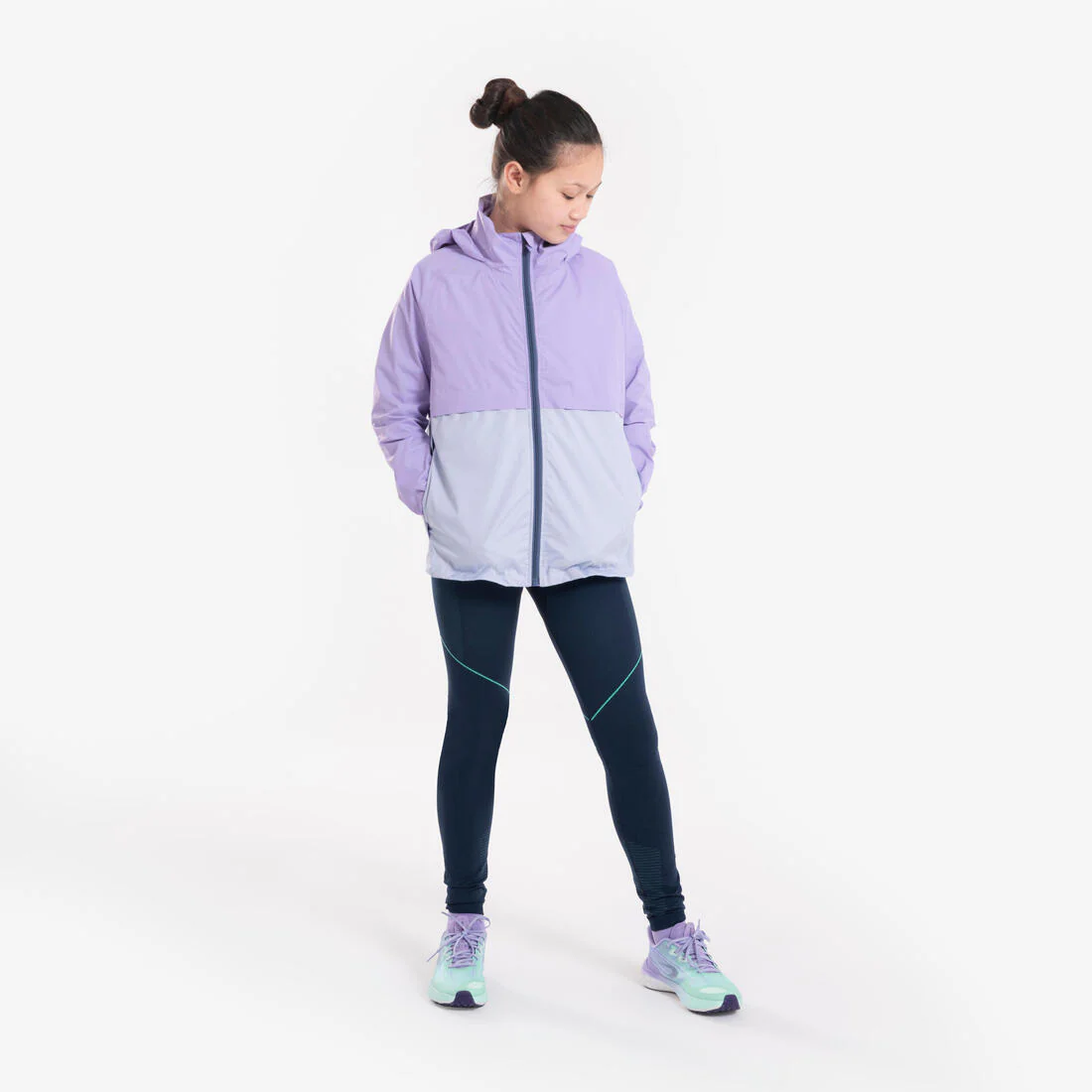 Legging de running Enfant sans couture - KIPRUN CARE 500 Marine - Image 4