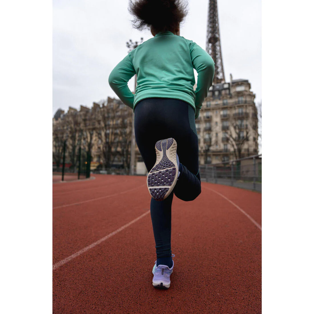 Legging de running Enfant sans couture - KIPRUN CARE 500 Marine - Image 9