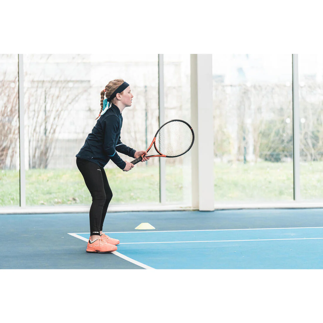 Legging de tennis fille - leg500 noir - Image 11