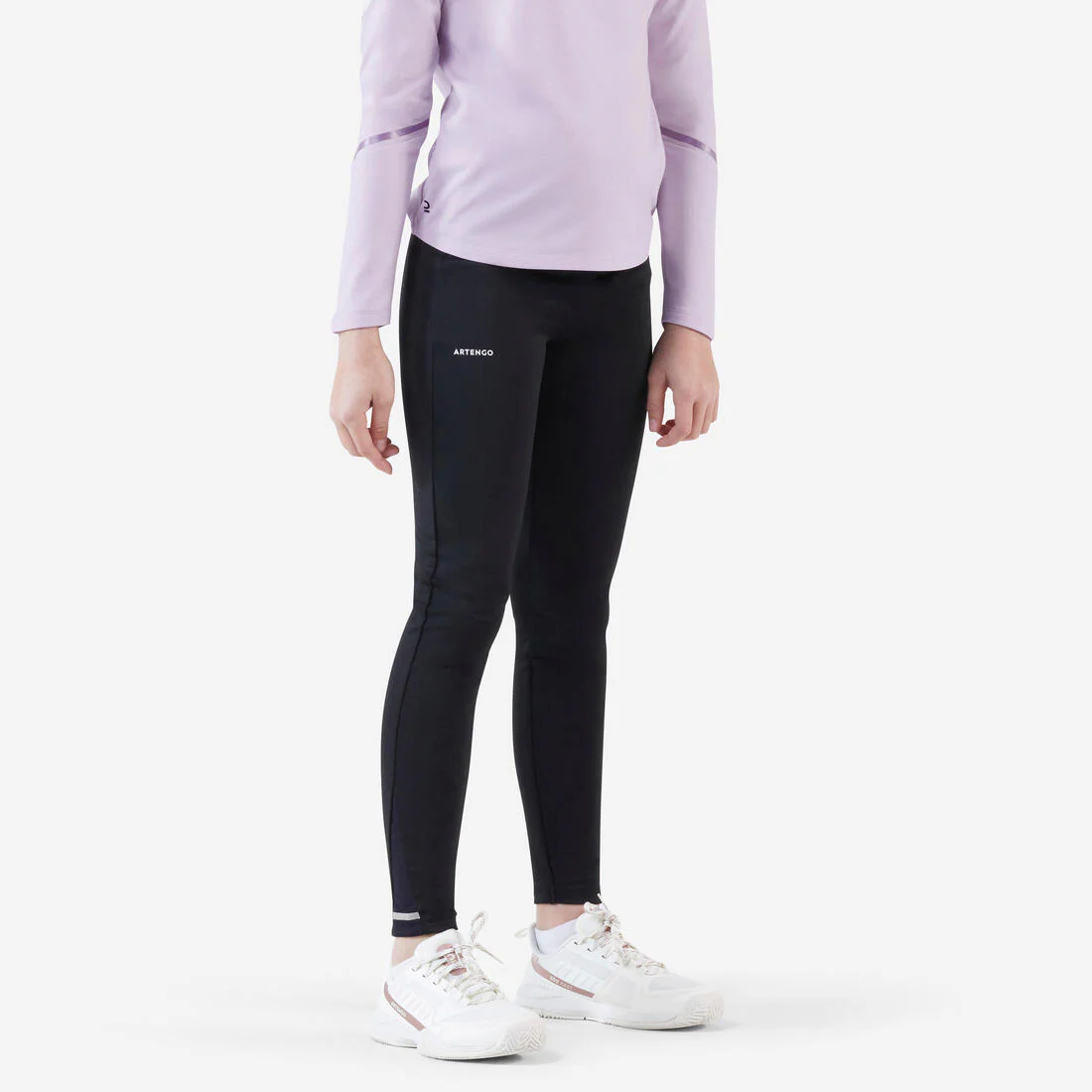 Legging de tennis fille - leg500 noir - Image 3