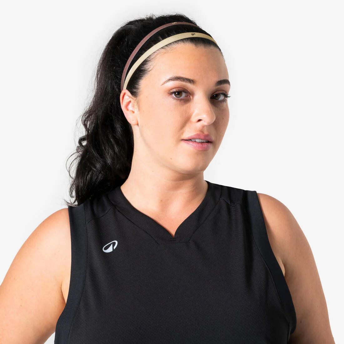 LOT BANDEAUX CHEVEUX DE BASKETBALL FEMME NOIR MENTHE - Image 8