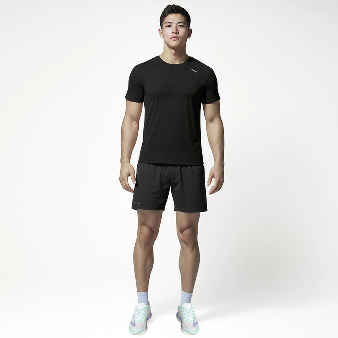 Lot de 2 paires de chaussettes de running run500 fines mid - Image 23