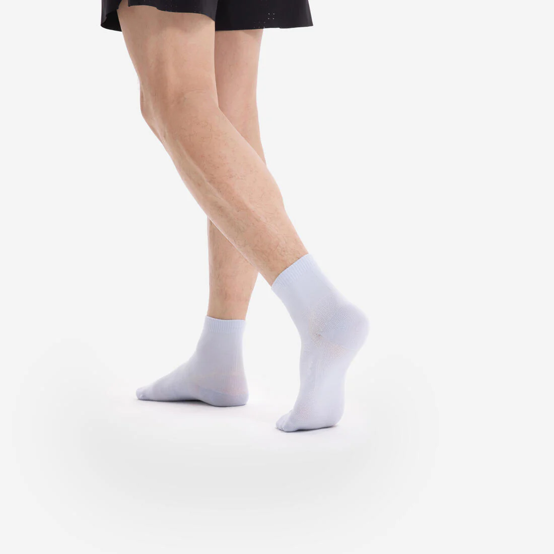 Lot de 2 paires de chaussettes de running run500 fines mid - Image 6