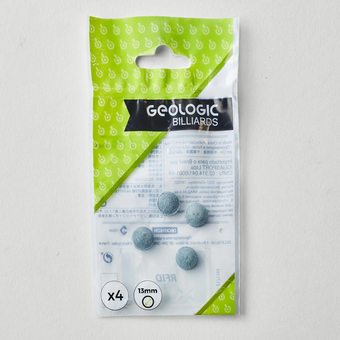 Lot de 4 procédés de 13 mm pour queue de billard d'américain - Image 5