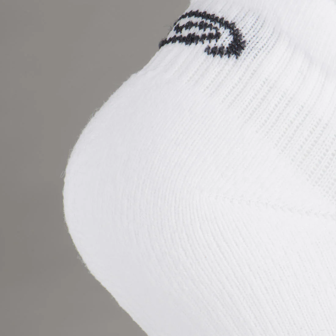 Lot X2 de chaussettes running confort Enfant -KIPRUN 500 INV noires et blanches - Image 3