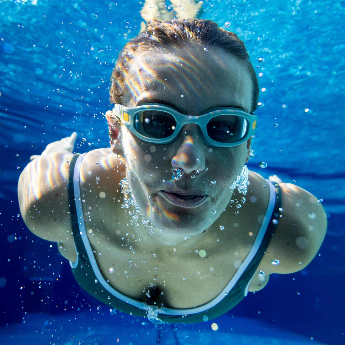 Lunettes de natation soft - verres clairs - petite taille - Image 6