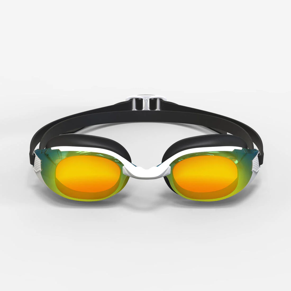Lunettes de natation Taille Unique - Bfit blanches verres miroirs - Image 10