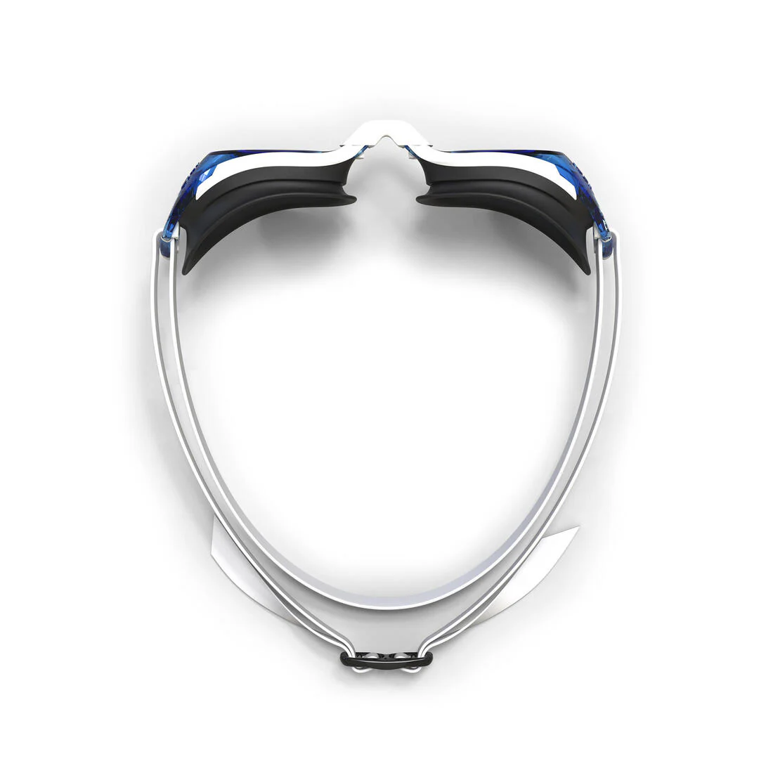 Lunettes de natation Taille Unique - Bfit blanches verres miroirs - Image 14