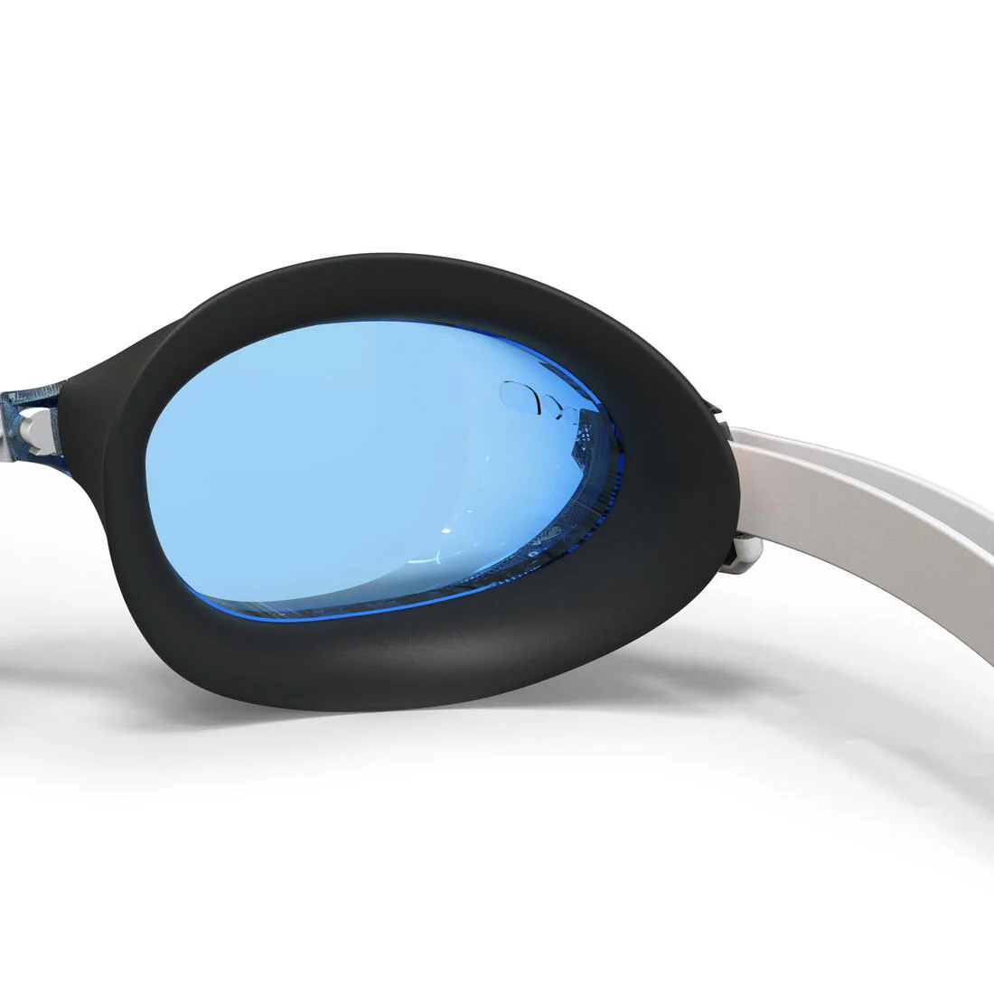 Lunettes de natation Taille Unique - Bfit blanches verres miroirs - Image 18