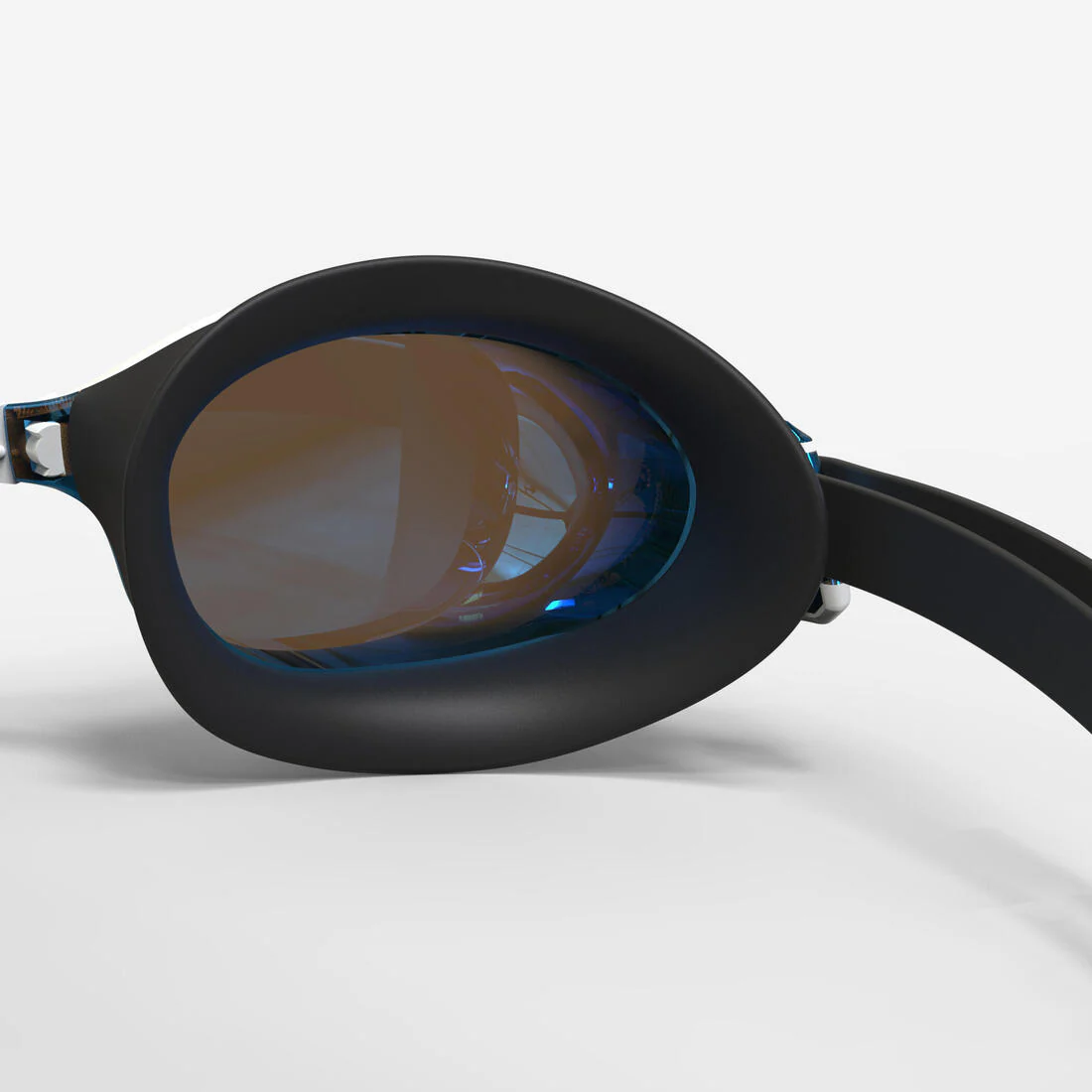 Lunettes de natation Taille Unique - Bfit blanches verres miroirs - Image 19