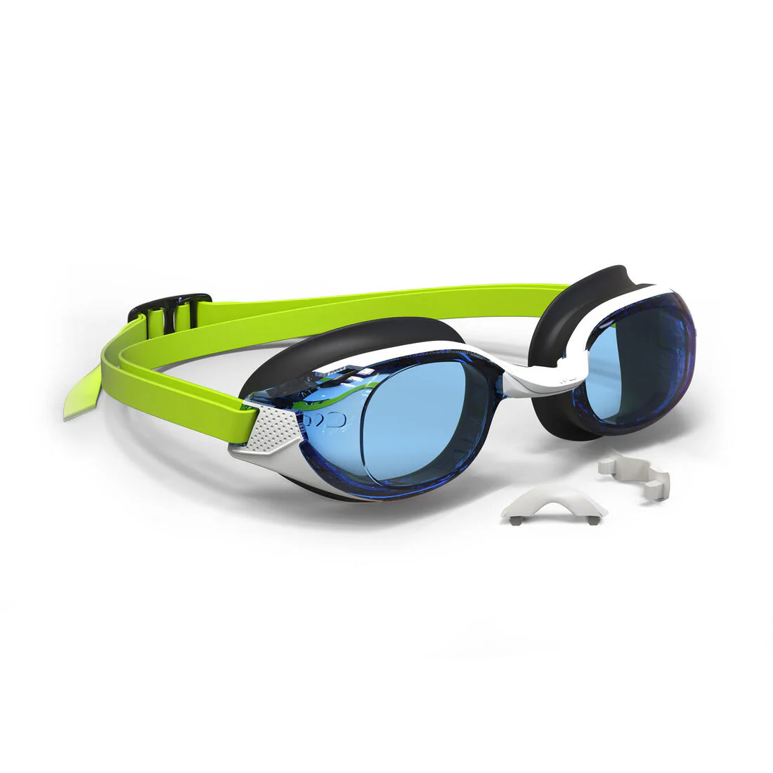 Lunettes de natation Taille Unique - Bfit blanches verres miroirs - Image 20