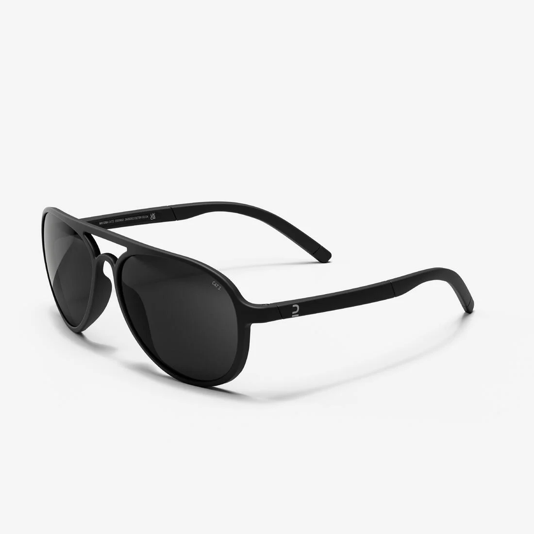Lunettes de soleil randonnée - MH120A - adulte - catégorie 3 noires - Image 2