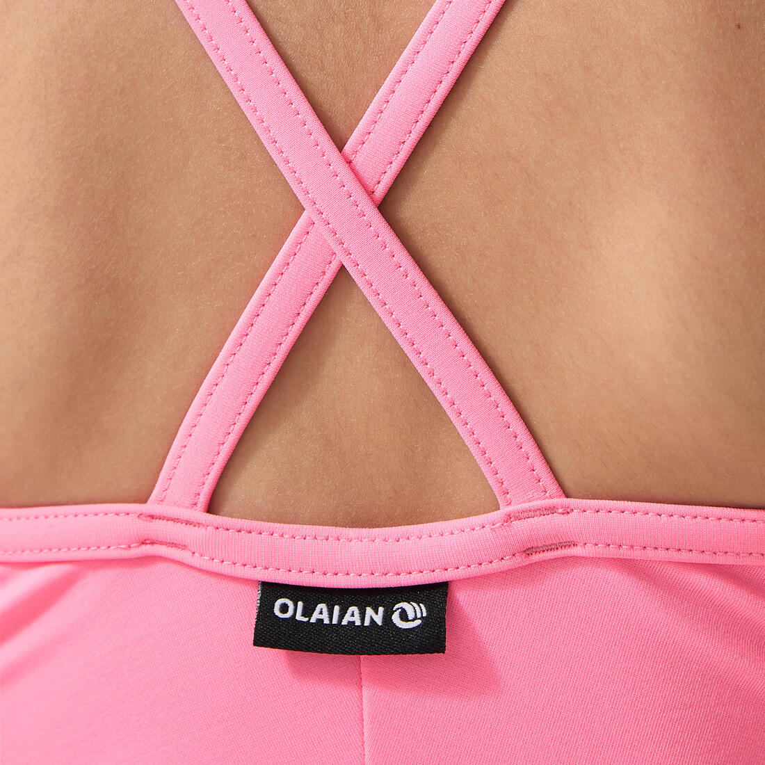 Maillot de bain 1 pièce rose pastel hanalei 100 - Image 15