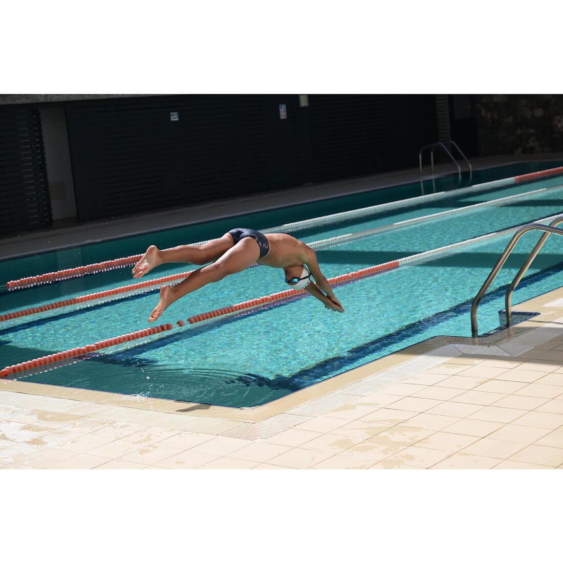 MAILLOT DE BAIN NATATION 900 SLIP  BANDEAU LINES - Image 18