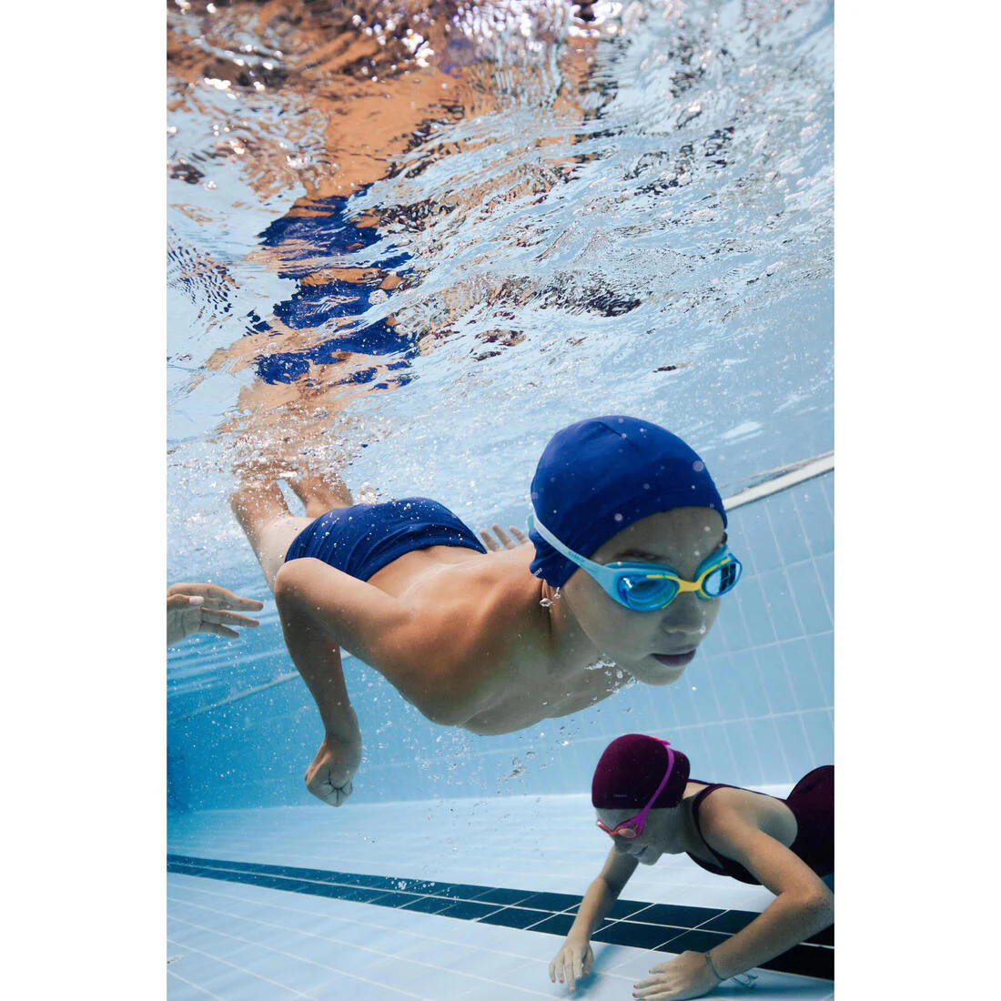 Maillot de bain natation garçon - boxer 100 basic - bleu - Image 5