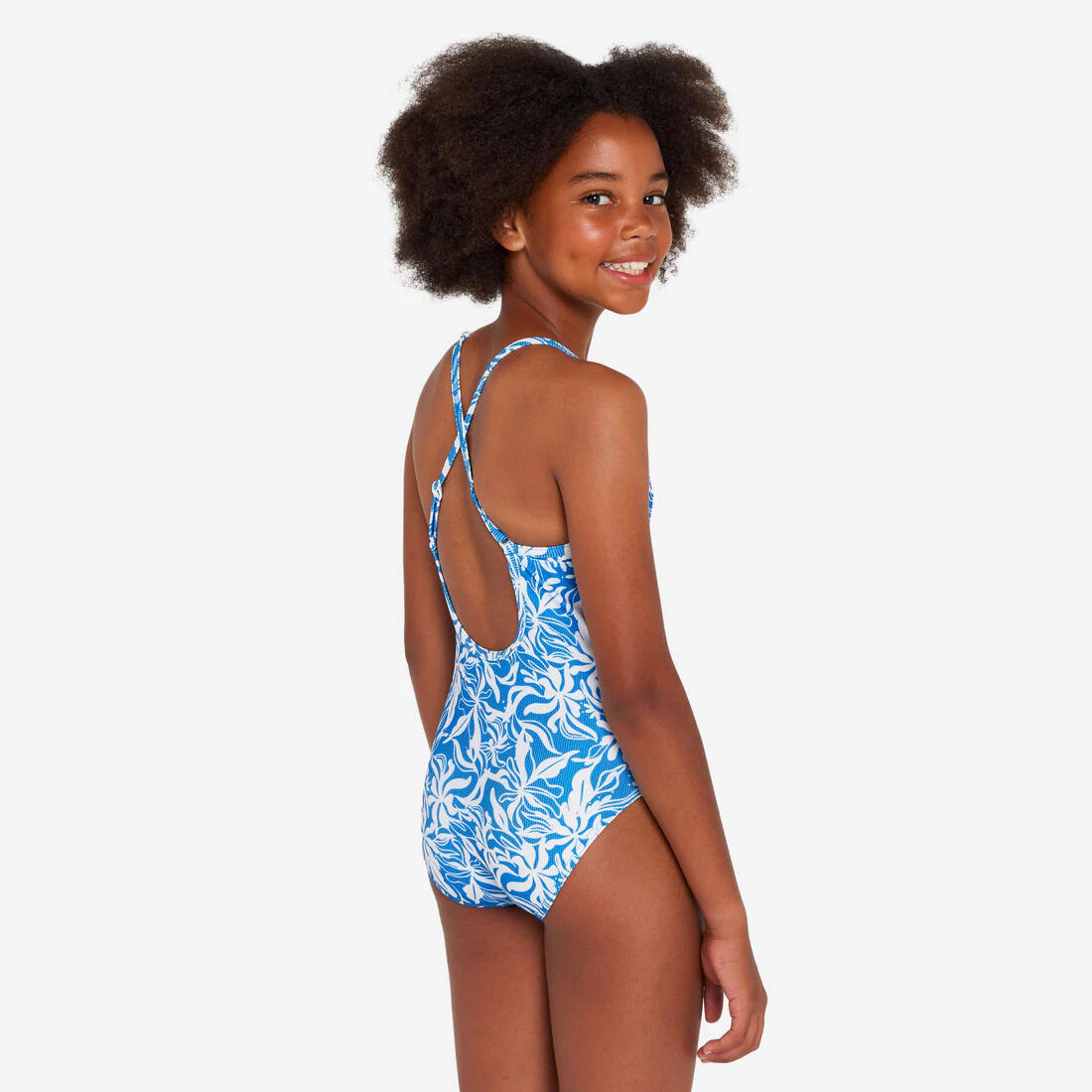 Maillot de bain une pièce surf bretelles croisées Fille - 500 Caly - Image 7