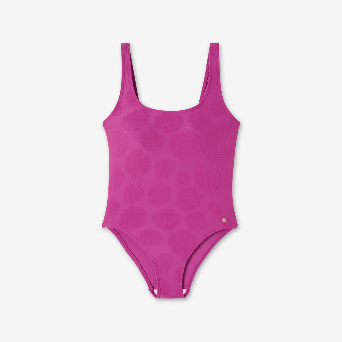 Maillot de bain une pièce texturé surf Femme - Aurely violet - Image 6