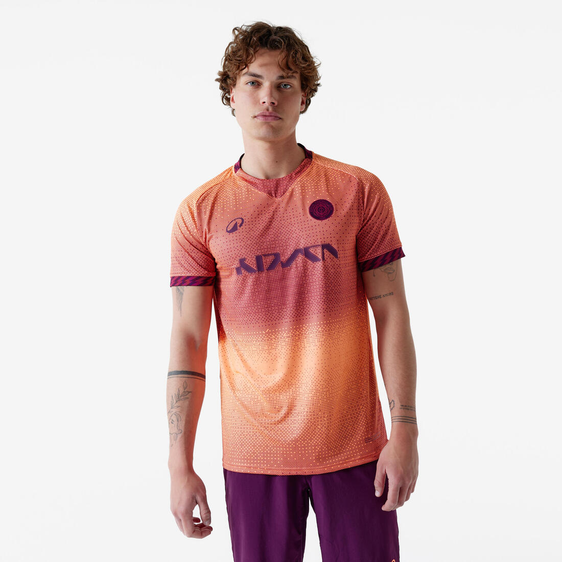 Maillot de football adulte Viralto II wavy noir & jaune fluo - Image 2