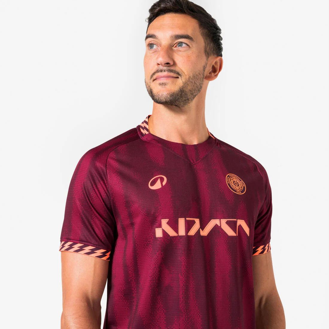 Maillot de football adulte Viralto II wavy noir & jaune fluo - Image 7