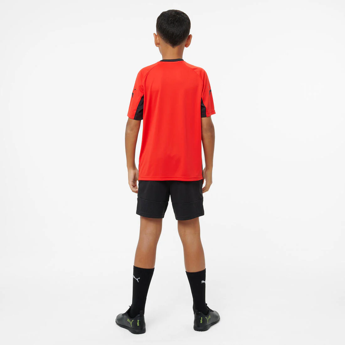 Maillot de football Puma IndividualLIGA 26 Enfant Noir/Rouge - Image 8