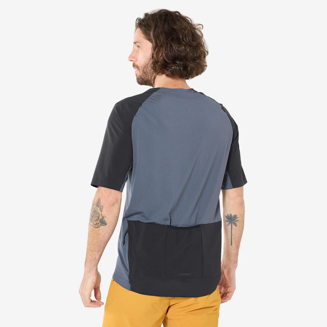 Maillot VTT manches courtes respirant homme cargo, 500 - Image 5
