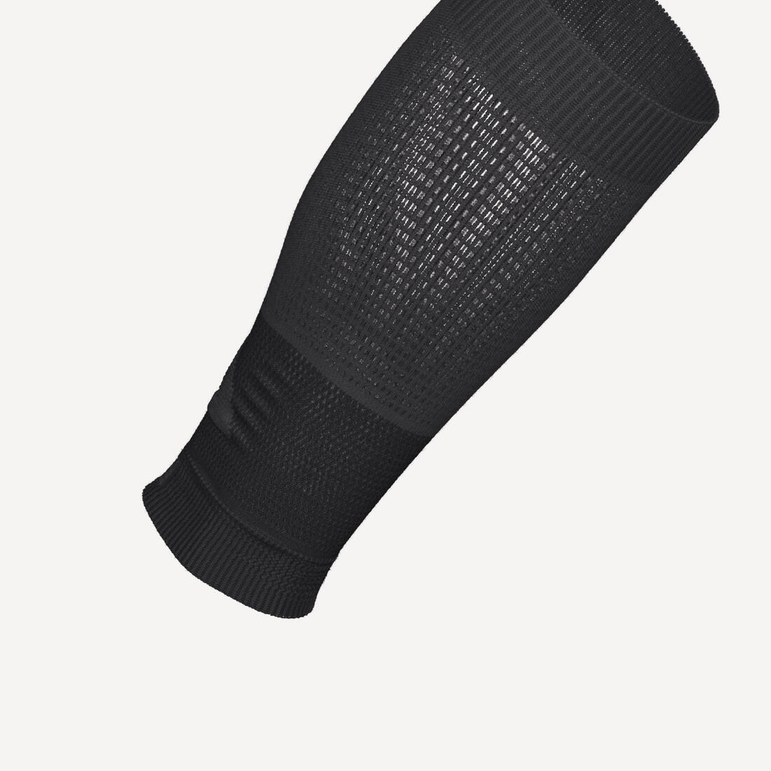 Manchon de compression running KIPRUN 500 noirs - Image 2