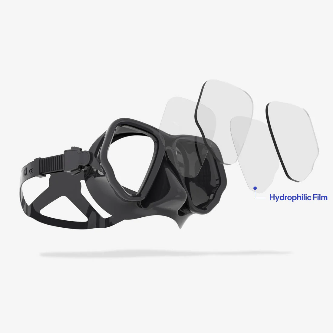 Masque de plongée anti buée, MASK 500 DUAL ANTI BUEE - Image 5