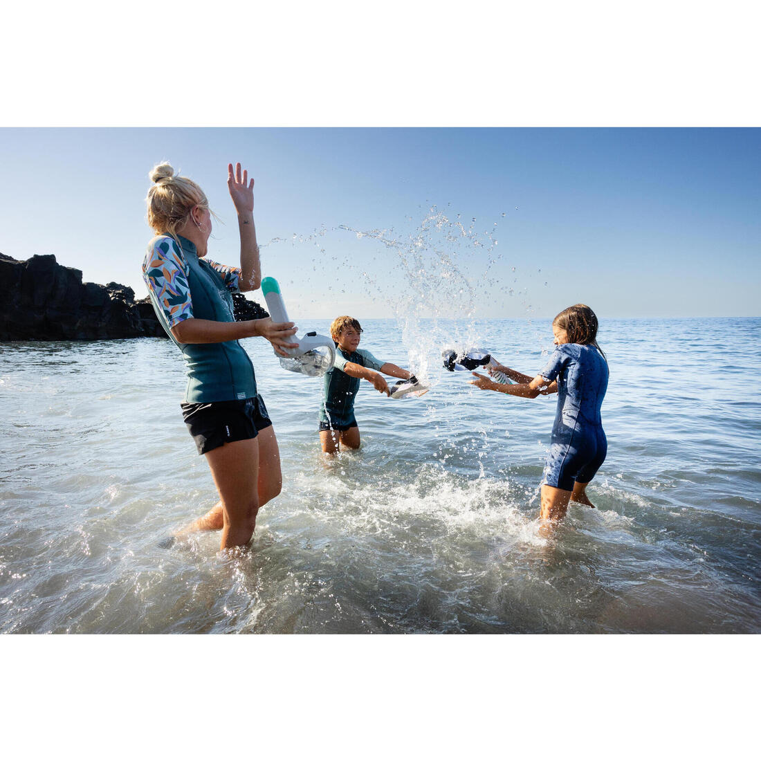 Masque easybreath snorkeling enfant XS (6-10 ans)  - SANS SAC - Image 55