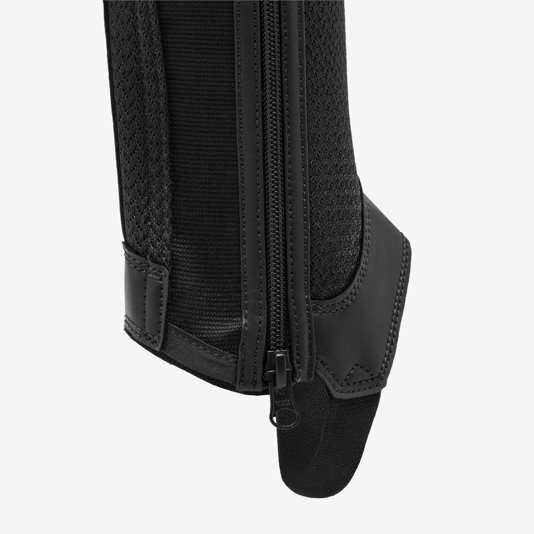 Mini-chaps équitation mesh Enfant - 100 noires - Image 6