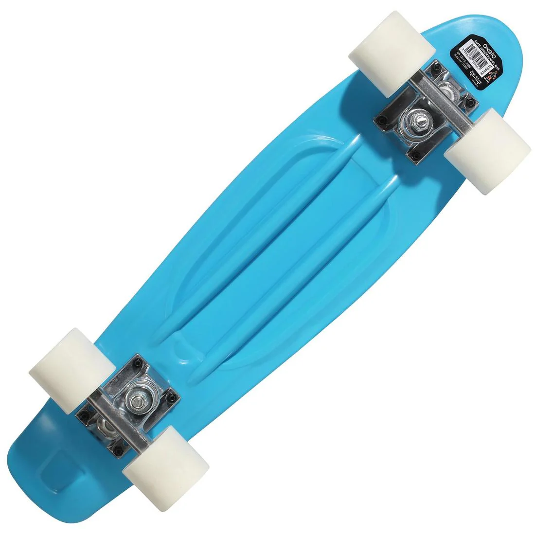 Mini skateboard enfant PLASTIQUE bleu PLAY 500 - Image 4