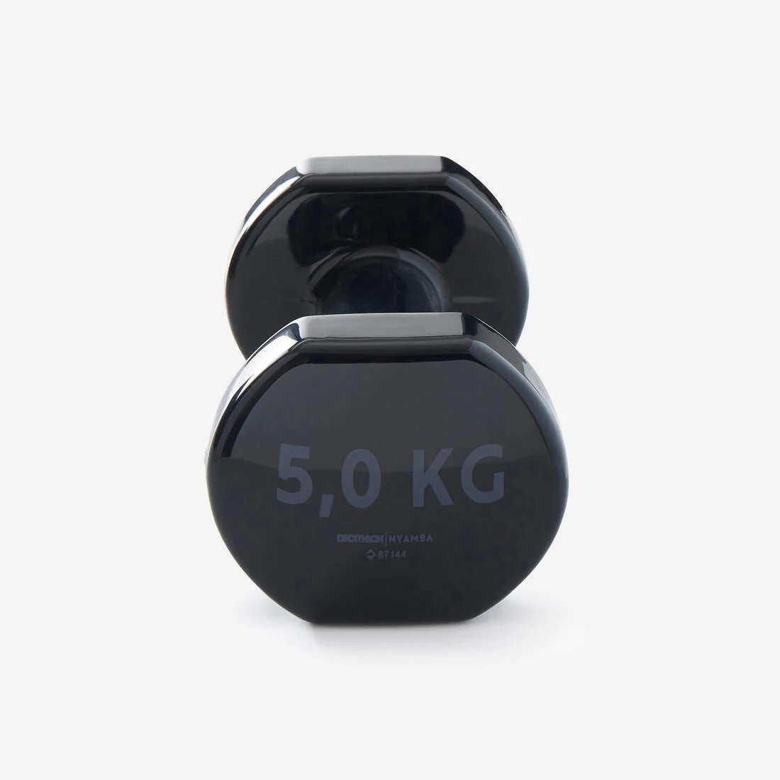Paire d'haltères fitness 2*5 kg, noir, fonte en partie recyclée - Image 3
