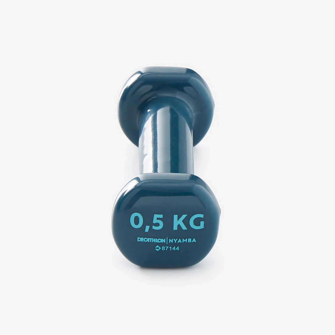 Paire d'haltères fitness 2*0,5 kg, fonte en partie recyclée, bleu marine - Image 3