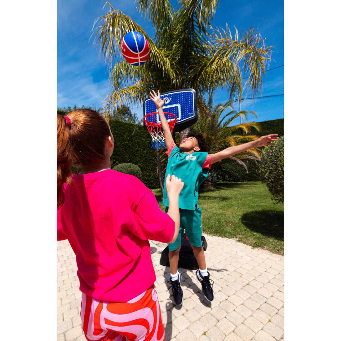 Panier de basket Enfant Dunk sur pied réglable 1,60m à 2,20m - K900 - Image 14