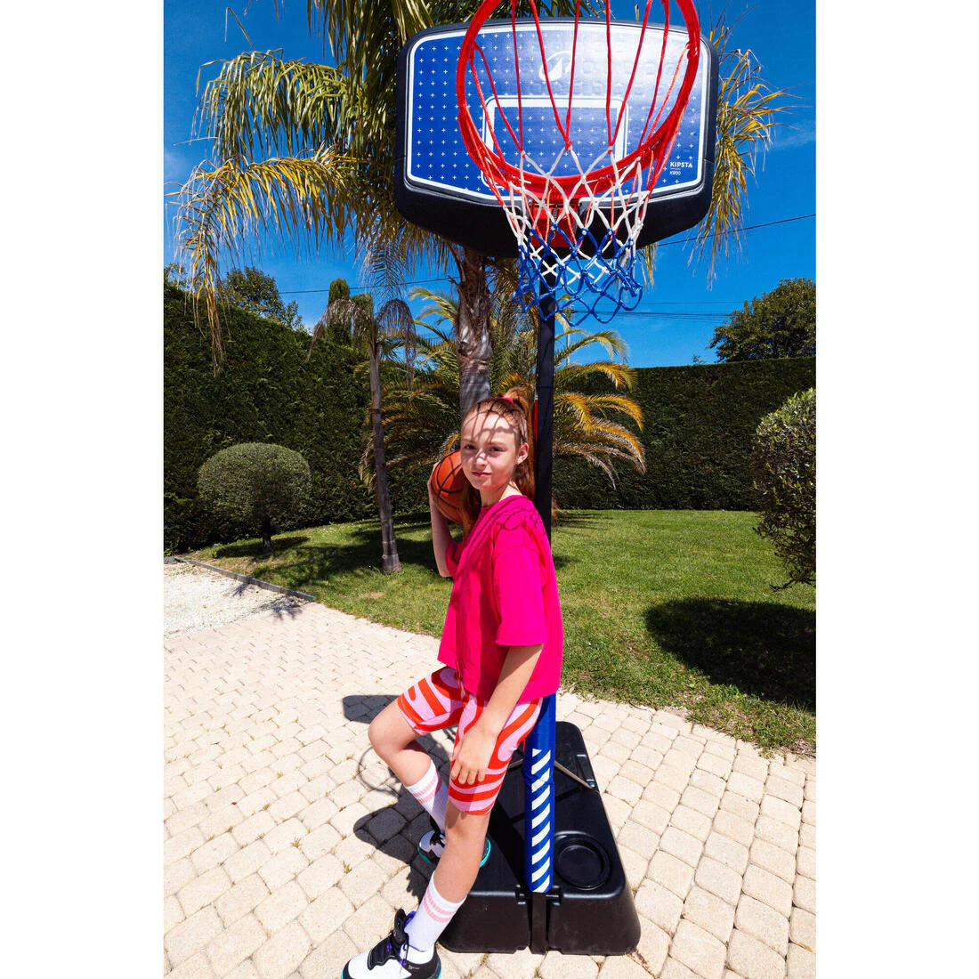 Panier de basket Enfant Dunk sur pied réglable 1,60m à 2,20m - K900 - Image 16