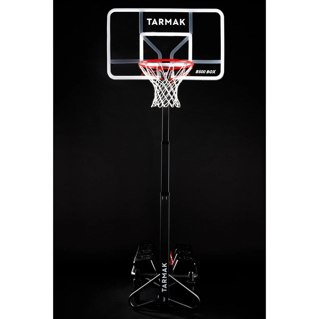 Panier basket pliable sur pied planche transparente 2,4 à 3,05 m, B500 Box - Image 39