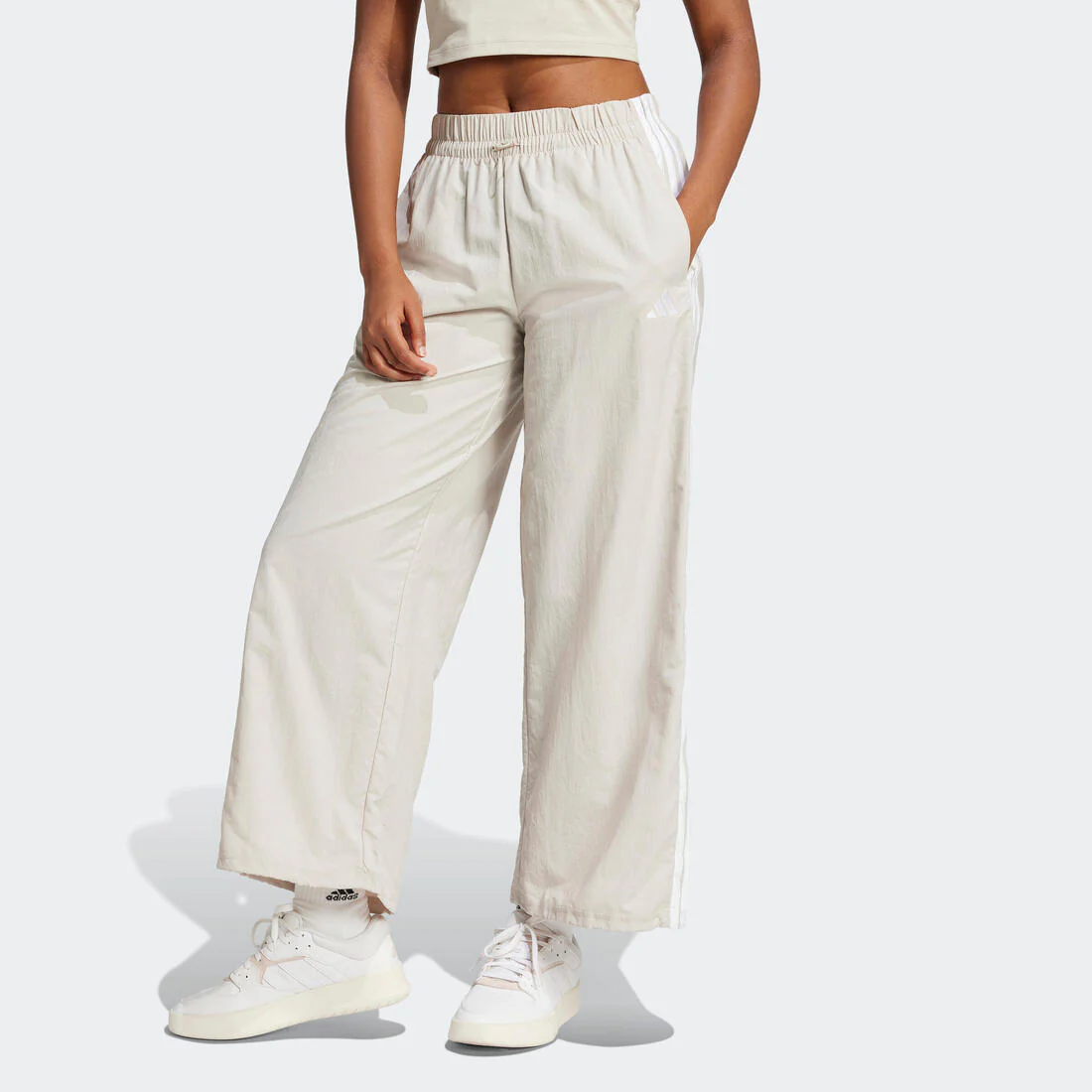 PANTALON ADIDAS FEMME GRIS - Image 2