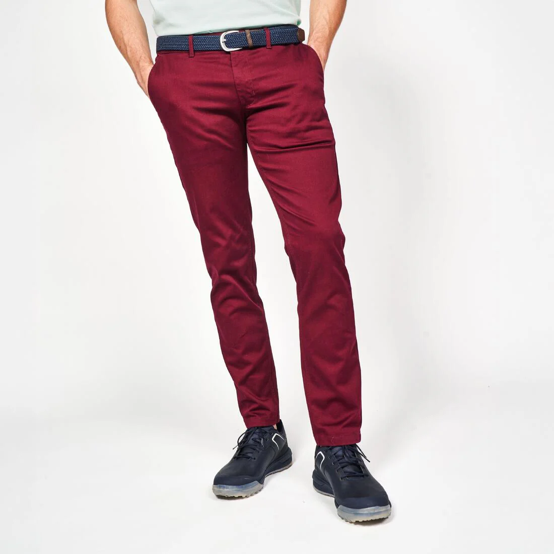Pantalon chino golf coton Homme, MW500 - Image 4