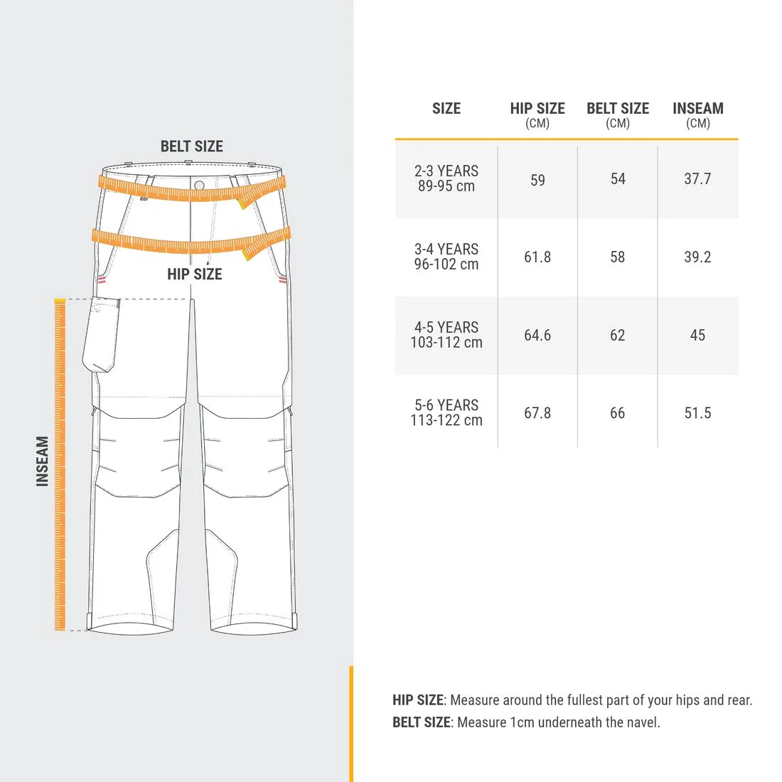 Pantalon de randonnée modulable enfant 2-6 ans, MH500 - Image 11
