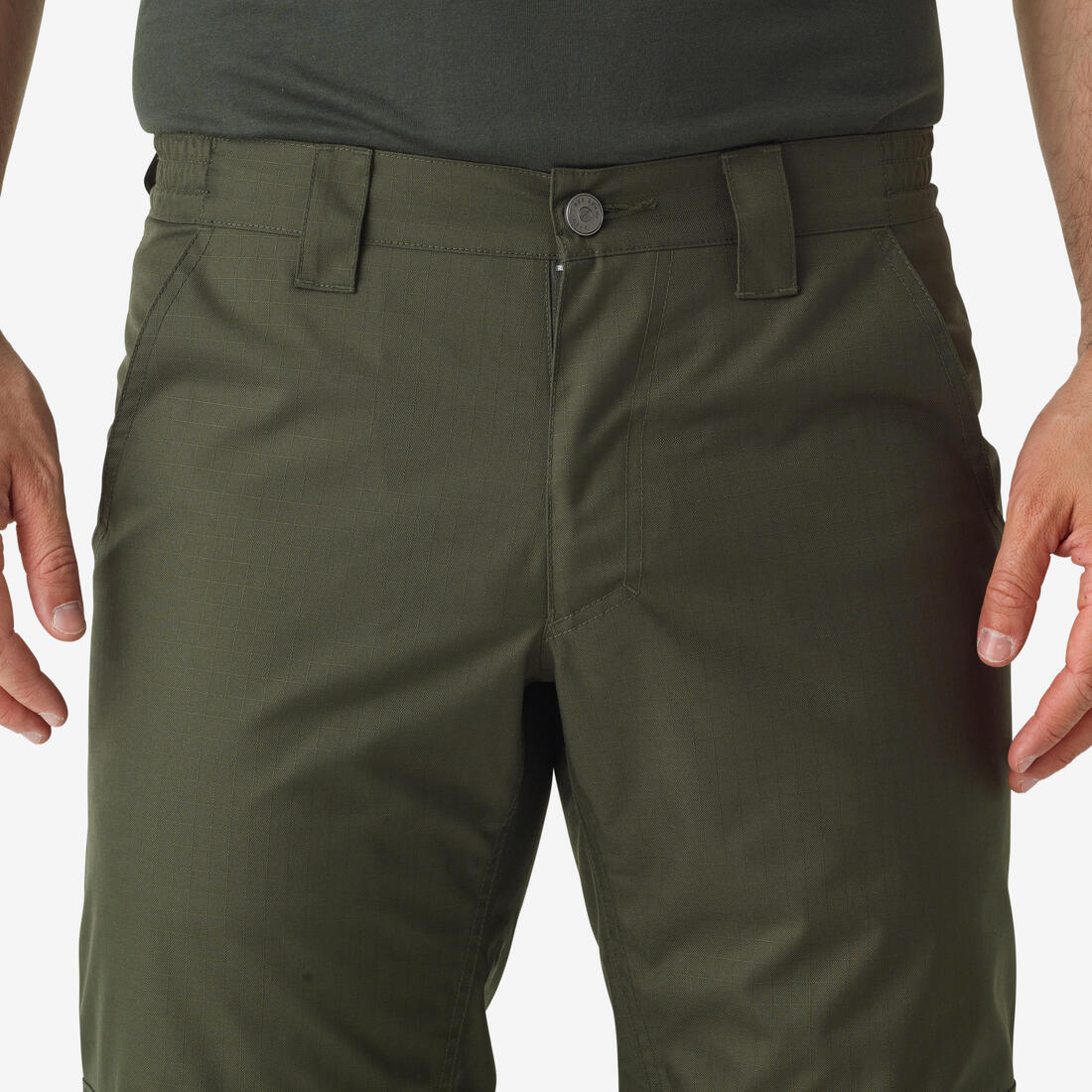 Pantalon impermeable 100 vert - Image 4