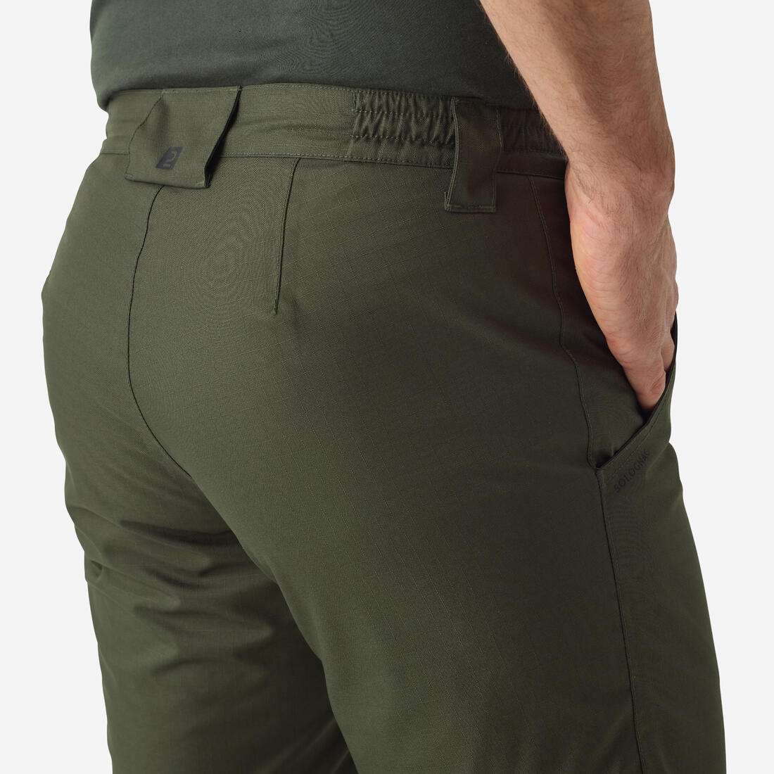 Pantalon impermeable 100 vert - Image 6
