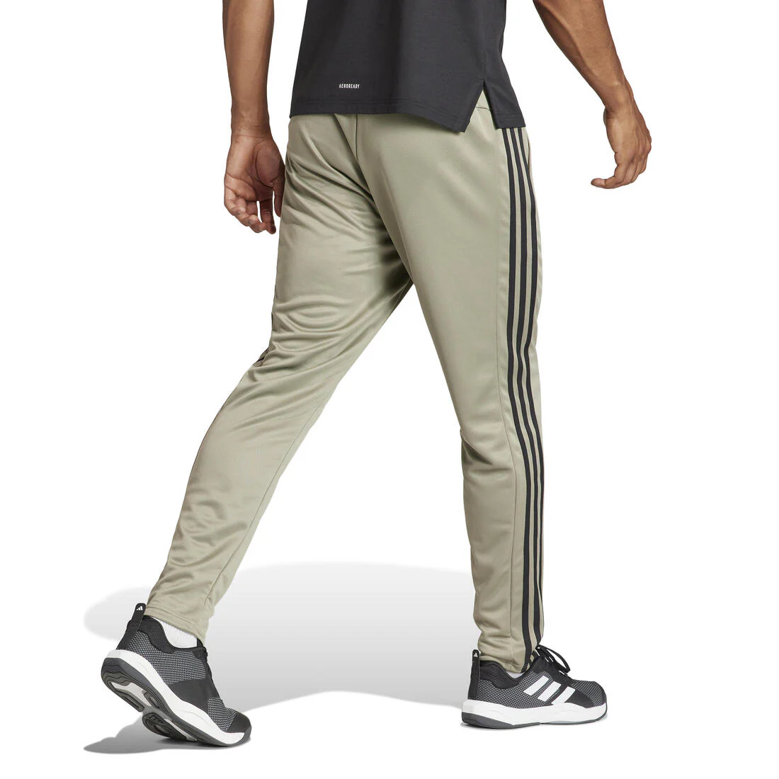 PANTALON JOGGING DE FITNESS CARDIO ADIDAS HOMME GRIS ARGENT - Image 2
