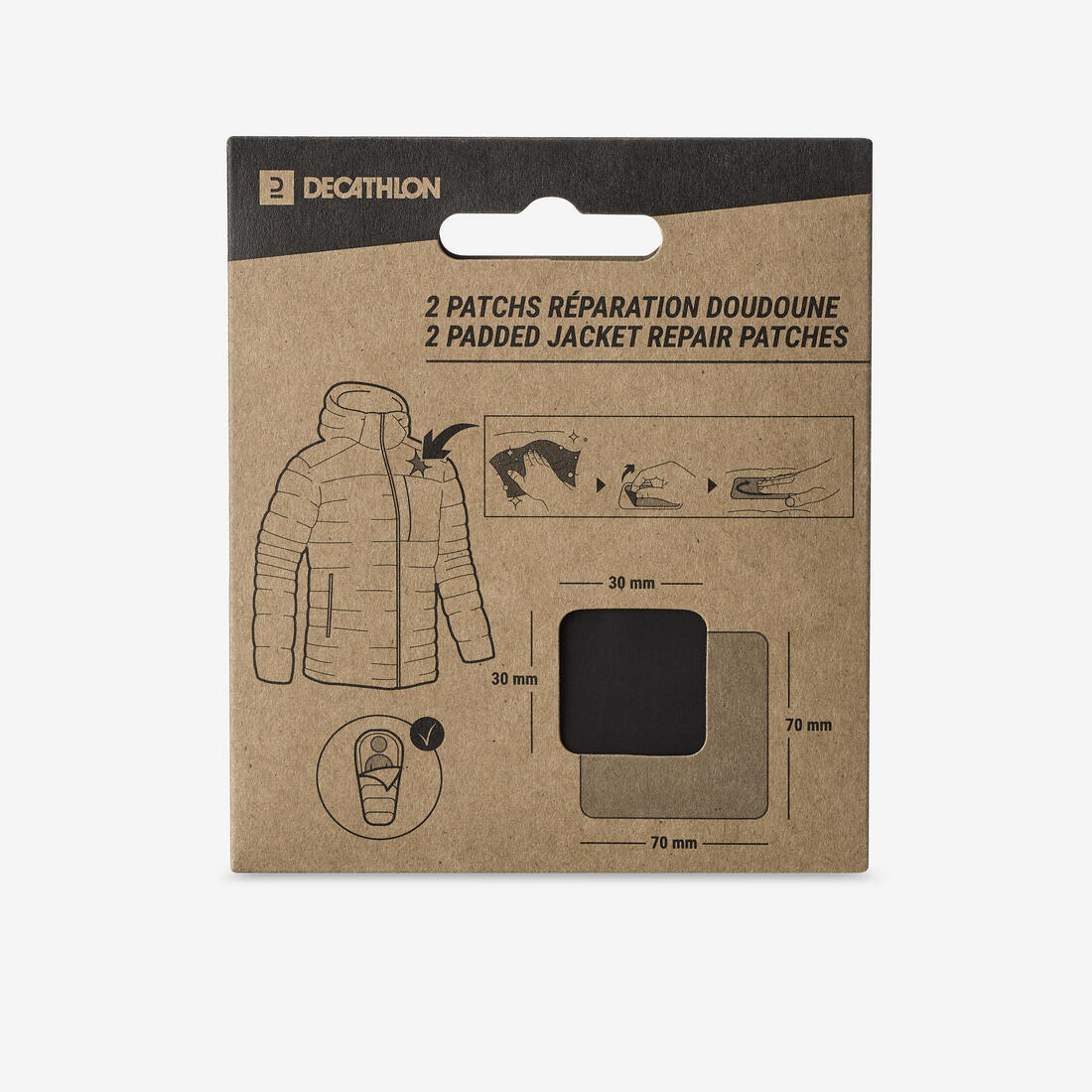 Patchs de réparation pour doudounes et sacs de couchage - Image 3
