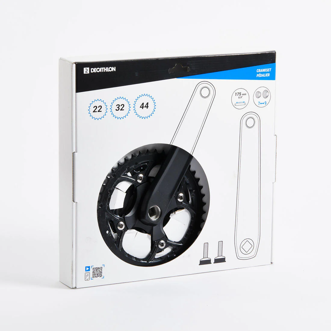 PEDALIER VELO TRIPLE 7-8 ET 9 VITESSES - Image 3